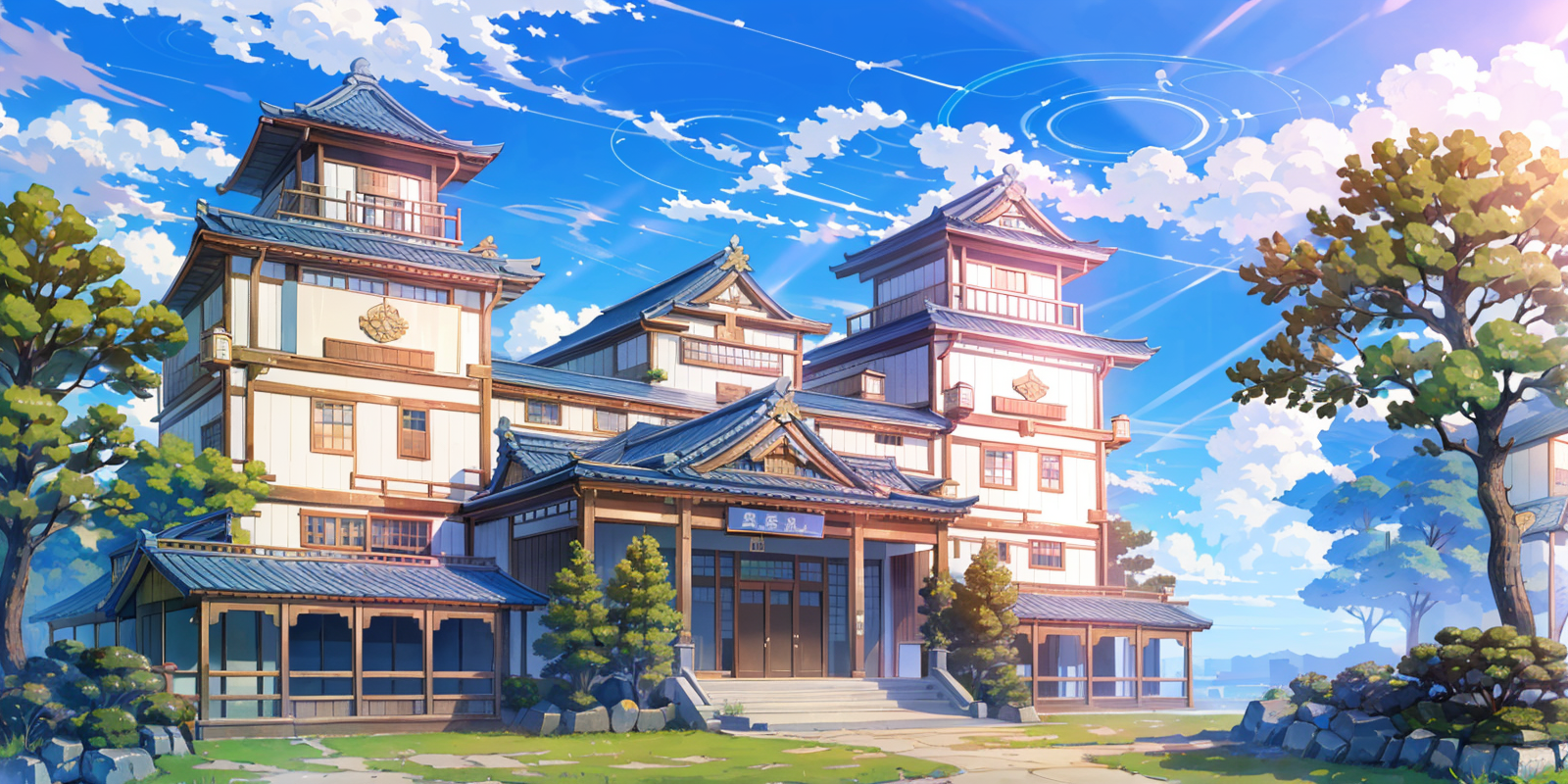 20486-3177233452-(masterpiece_1.2),best quality,blue archive background,_no humans, scenery, sky, outdoors, cloud, building, blue sky, day, engli.png